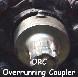 Overrunning coupler